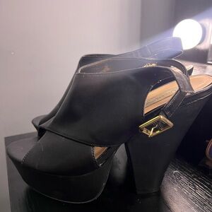 Platform Black Heels